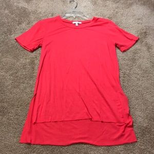 Pink shirt short sleeve